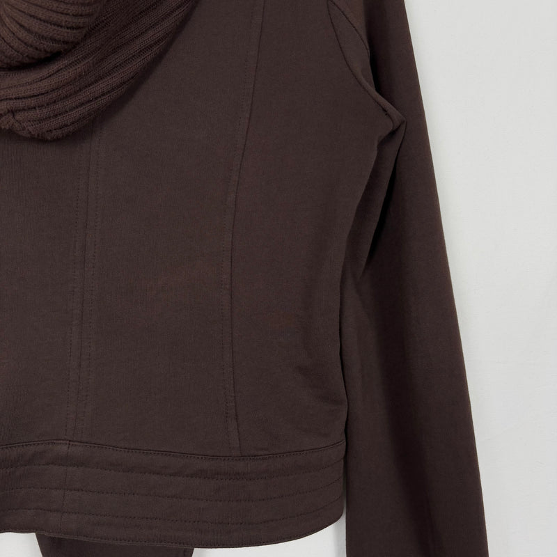 90s Parasuco Cropped Button Up Hoodie
