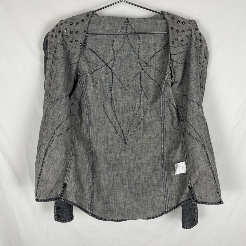 5351 Pour Les Hommes Denim Shirt With Studs