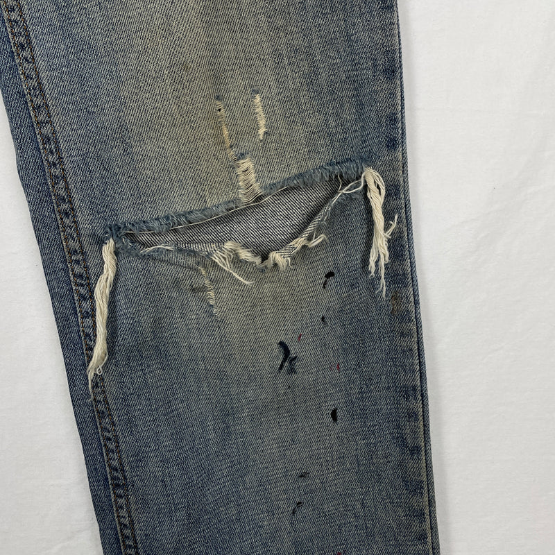Dolce&Gabbana Paint Crush Denim Pants