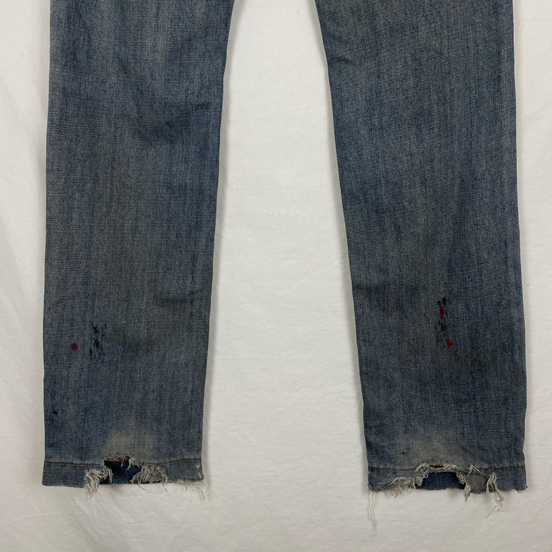 Dolce&Gabbana Paint Crush Denim Pants