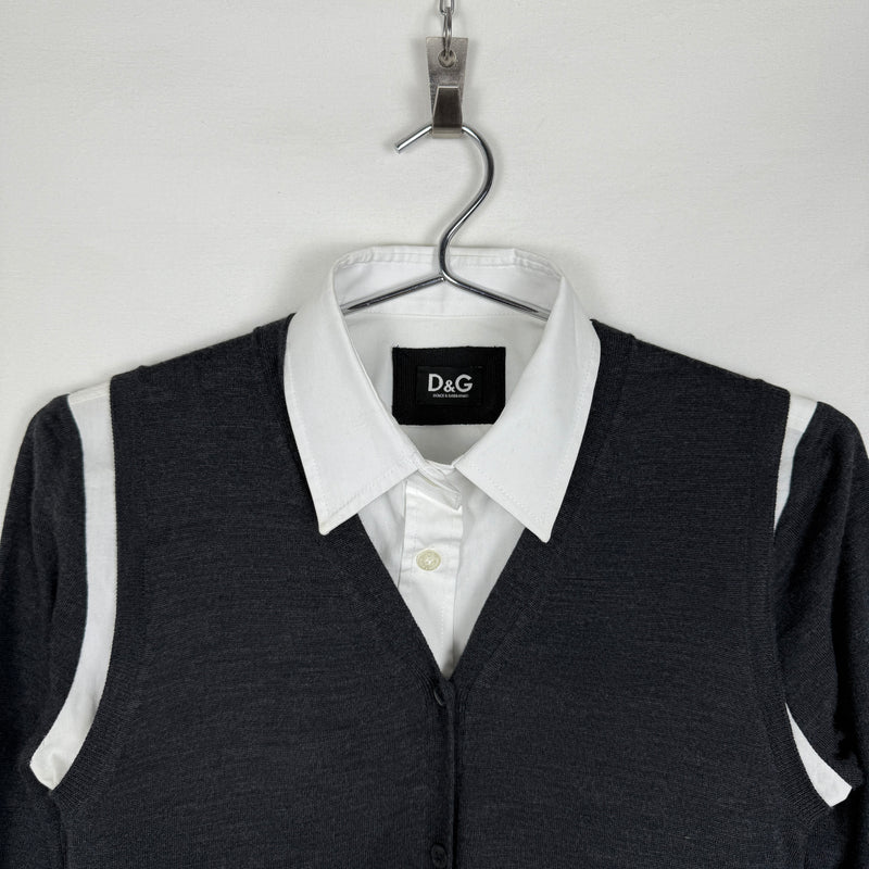 Dolce&Gabbana Hybrid Shirt Cardigan