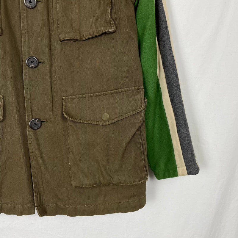 General Research Removable Sleeves Military Jacket
