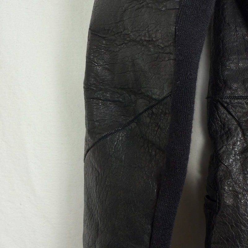 FW01 Rick Owens Button Up Leather Jacket