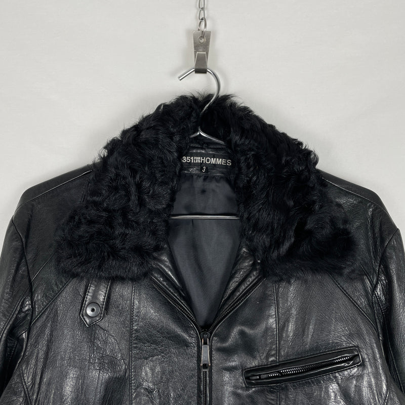 5351 Pour les Hommes Leather Biker Jacket