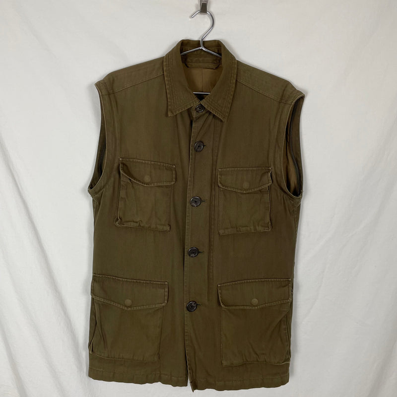 General Research Removable Sleeves Military Jacket