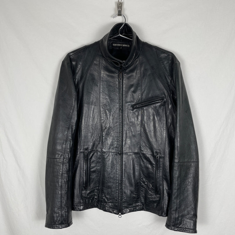 5351 Pour les Hommes Leather Biker Jacket