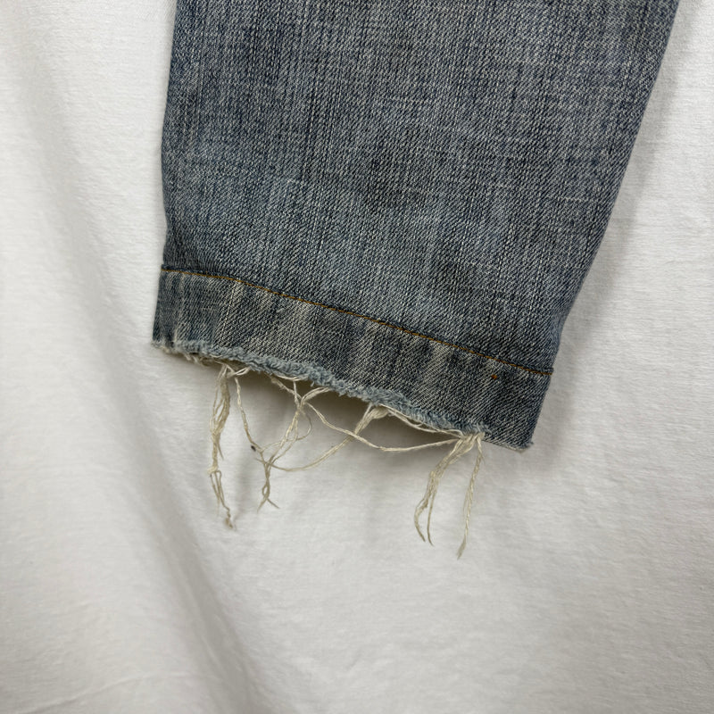 00s Dolce&Gabbana Distressed Tapered Jeans