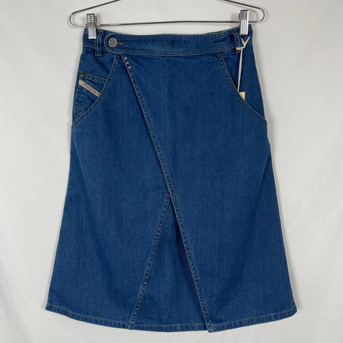 Diesel Denim Wrap Skirt