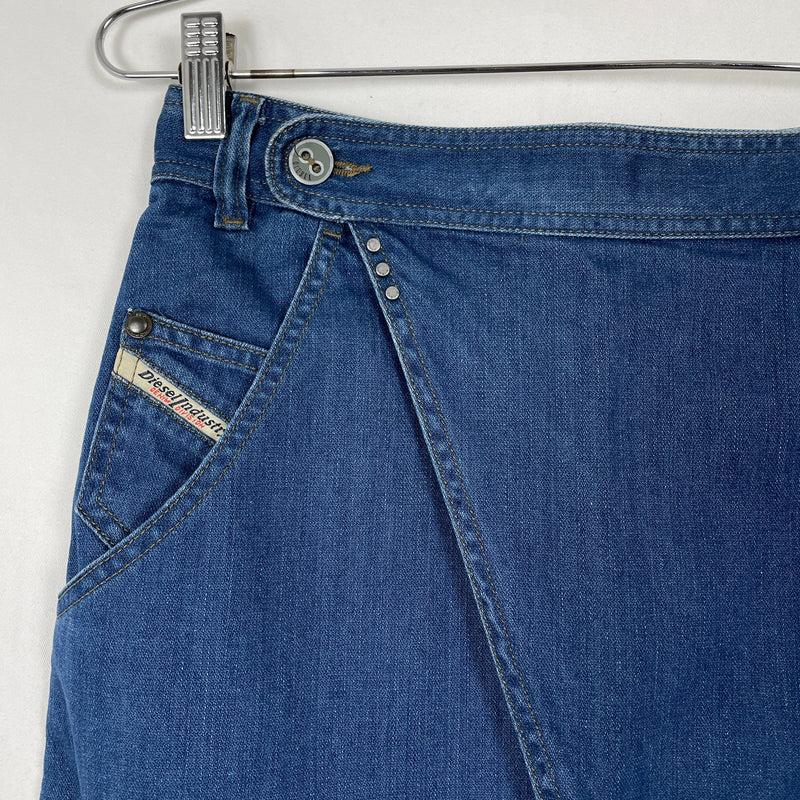 Diesel Denim Wrap Skirt