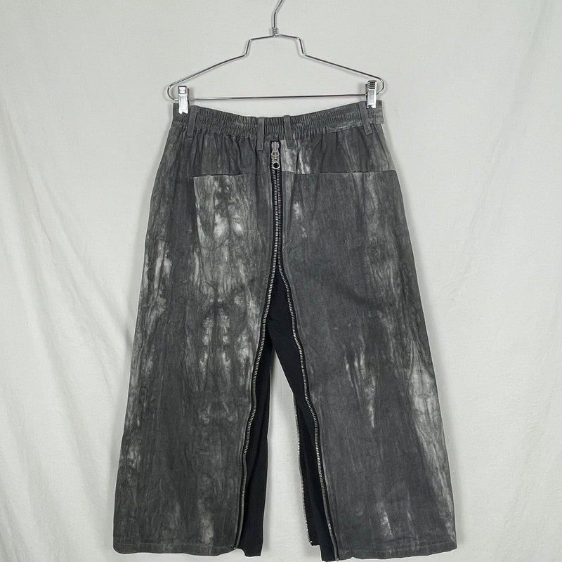 NO ID.BLACK Zip Up Pants/Skirt