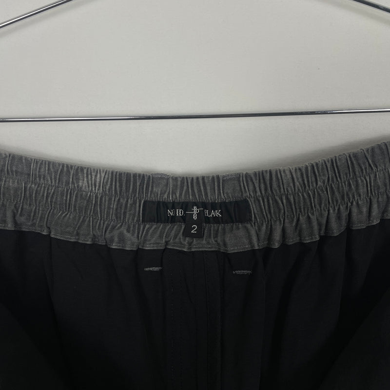 NO ID.BLACK Zip Up Pants/Skirt