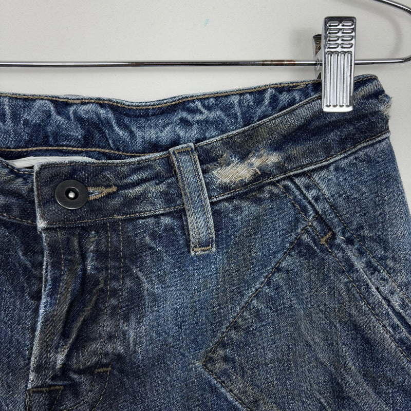 2001 Rick Owens Slab Spiral Cut Jeans