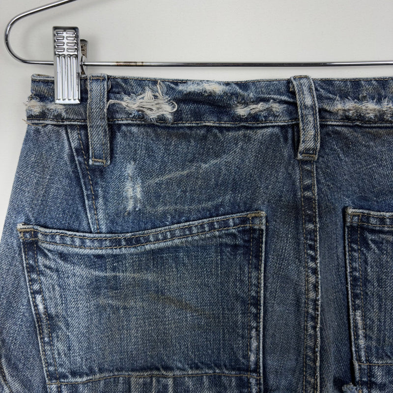 2001 Rick Owens Slab Spiral Cut Jeans