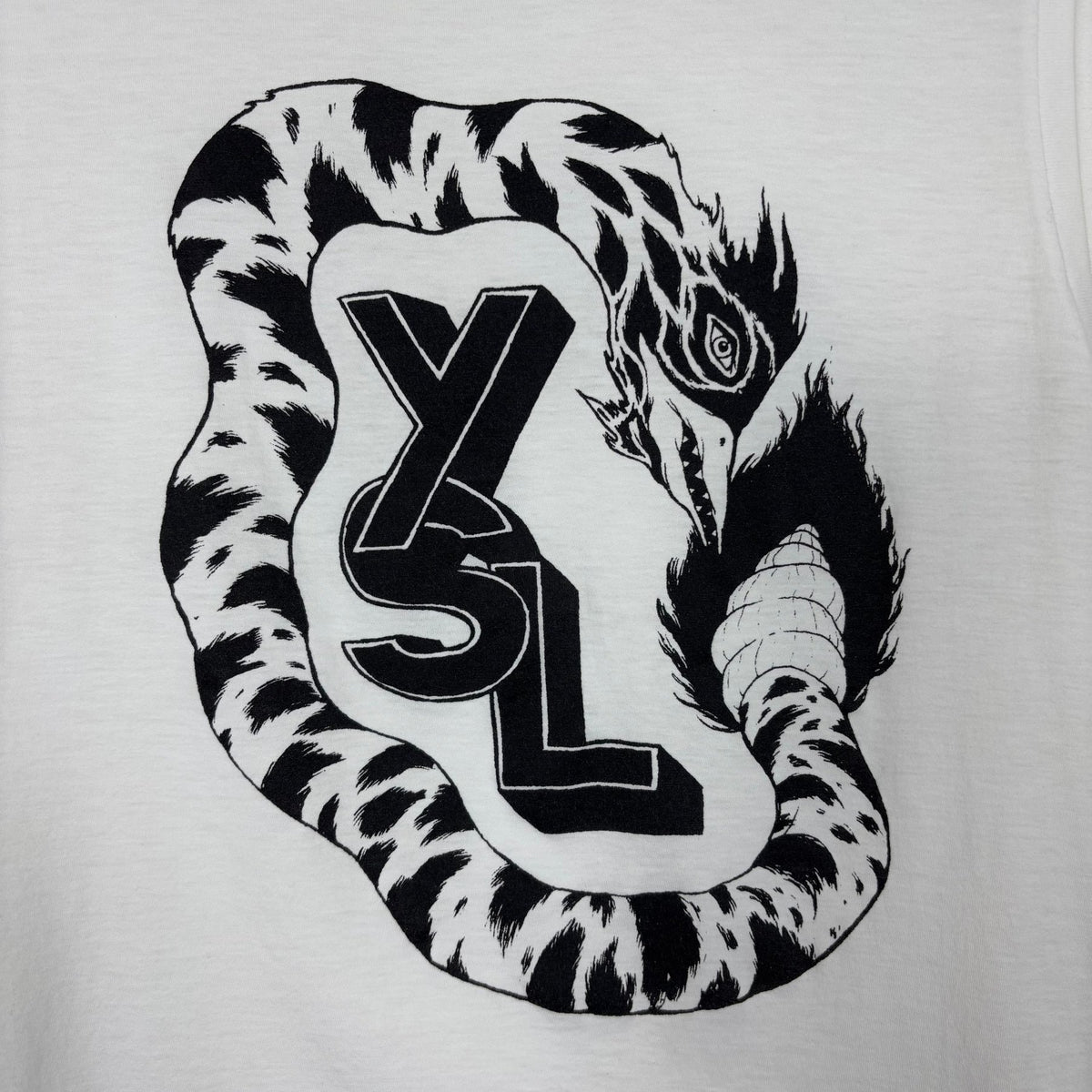 2012 SAINT LAURENT PARIS Snake tank top