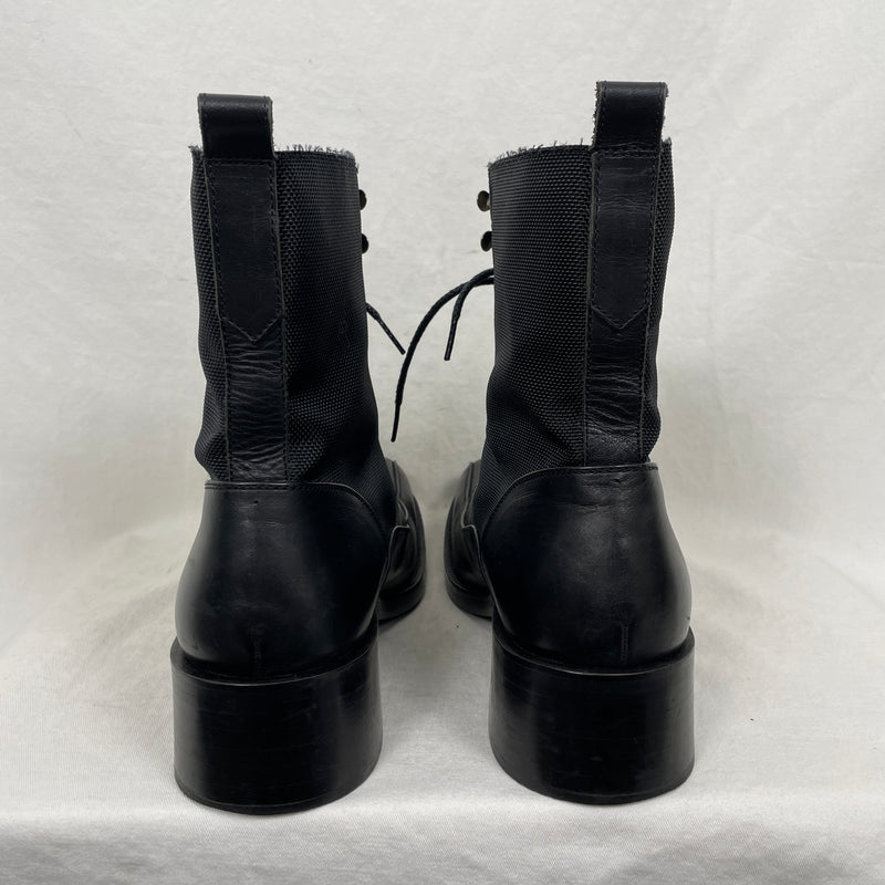 5351 Pour Les Hommes Square Toe Combat Boots