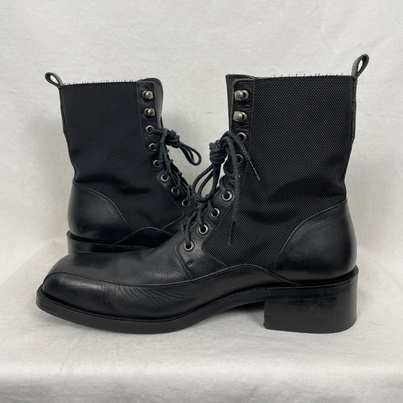 5351 Pour Les Hommes Square Toe Combat Boots