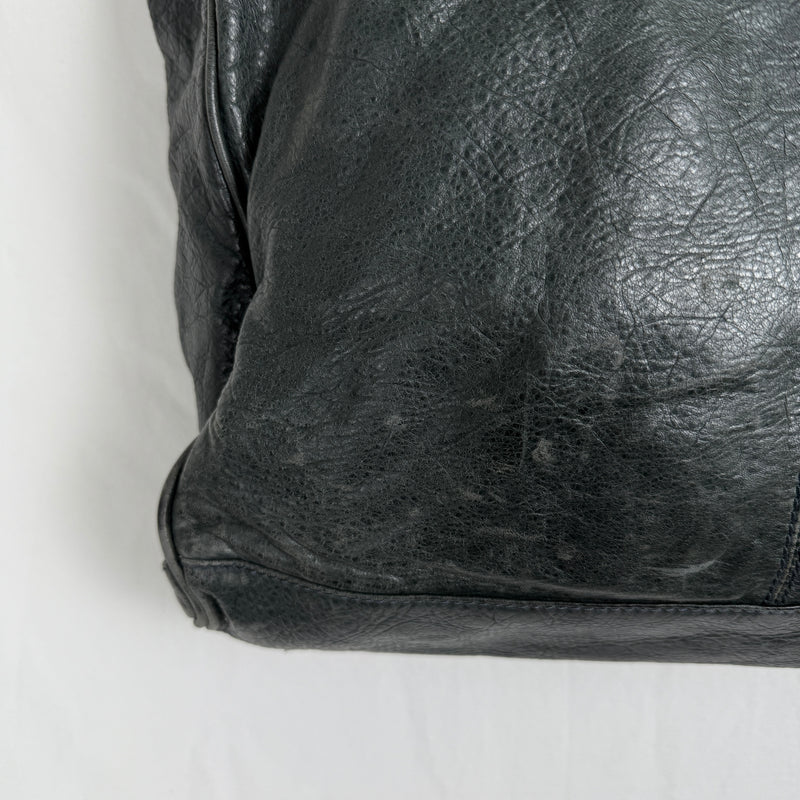 Balenciaga Hexagon Leather Tote Bag