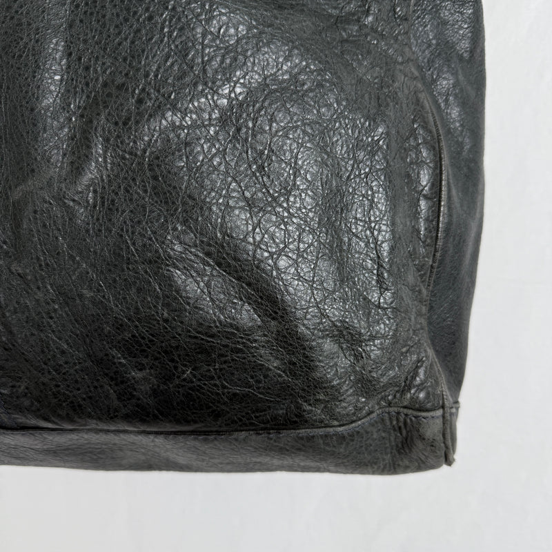 Balenciaga Hexagon Leather Tote Bag