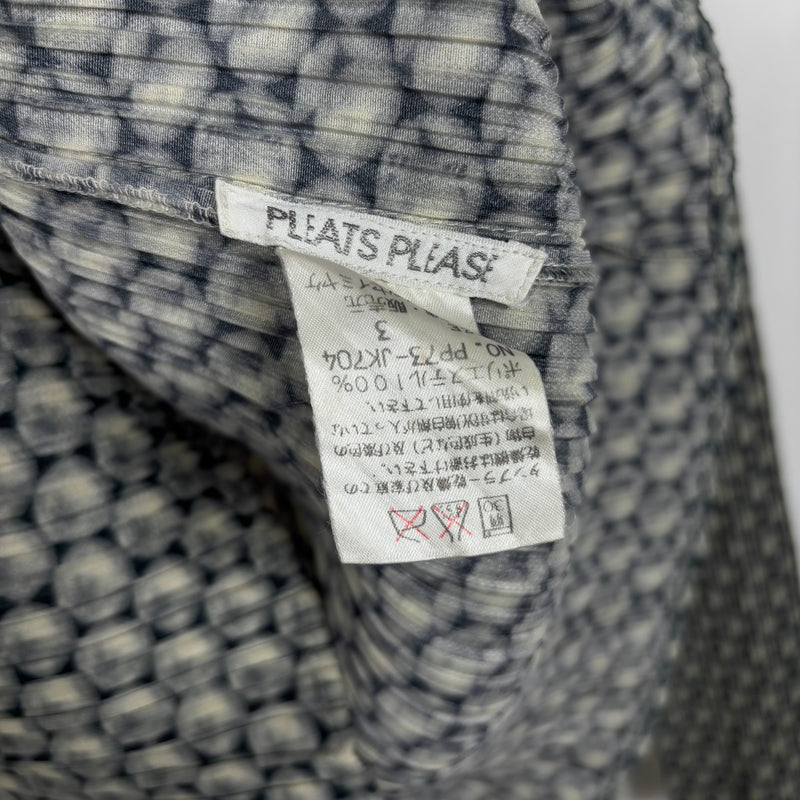 Pleats Please Moon Spotted Print Turtleneck