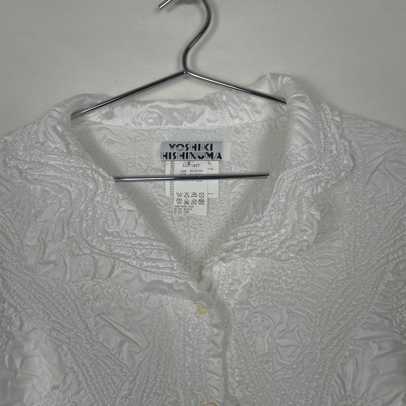 Yoshiki Hishinuma Scrunched Button Up Shirt
