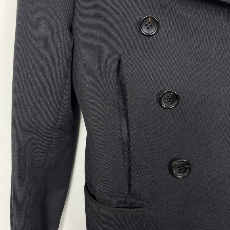 2011 Comme Des Garcons Homme Plus Slashed Military Blazer