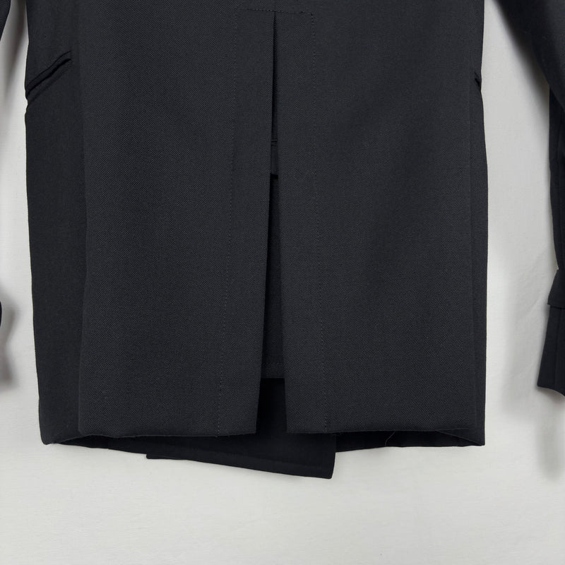 2011 Comme Des Garcons Homme Plus Slashed Military Blazer