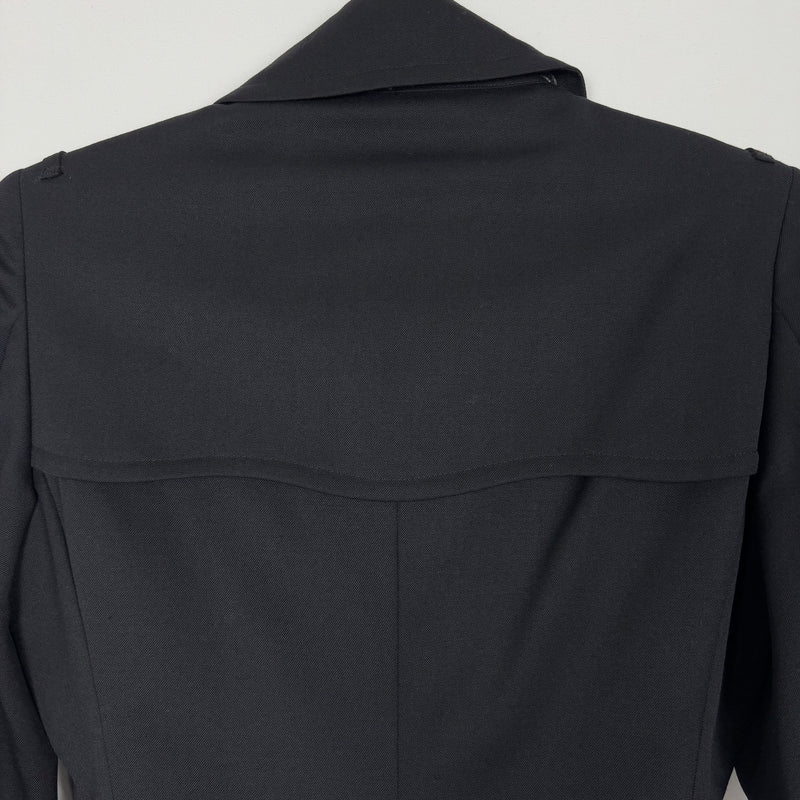 2011 Comme Des Garcons Homme Plus Slashed Military Blazer