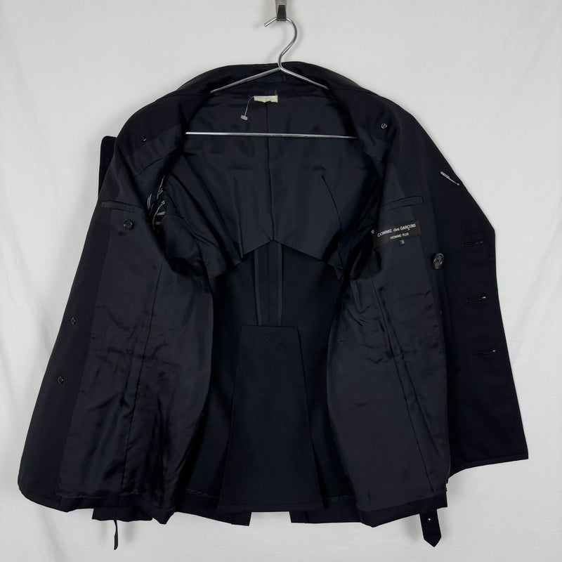 2011 Comme Des Garcons Homme Plus Slashed Military Blazer