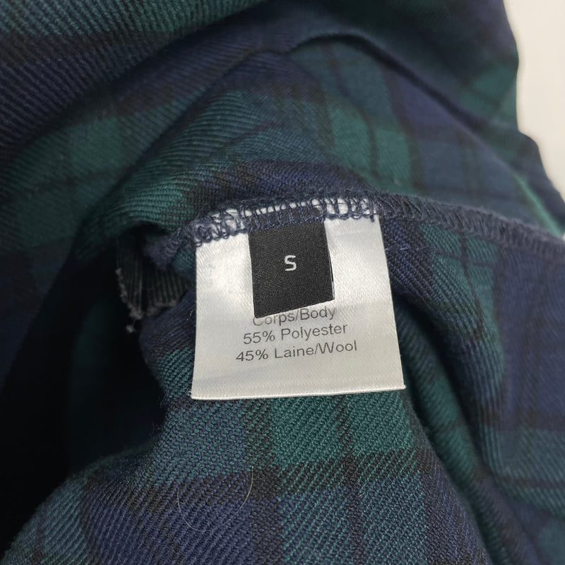 Y/Project Ruffled Pleated Plaid Skirt