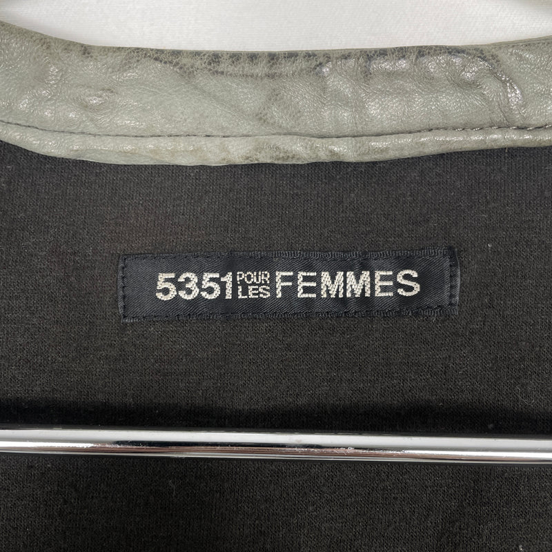 5351 Pour Les Femmes Leather Jacket