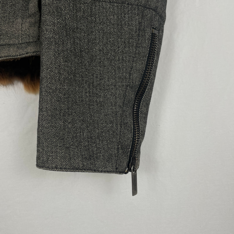 90s Dirk Bikkembergs Faux Fur Blouson Jacket
