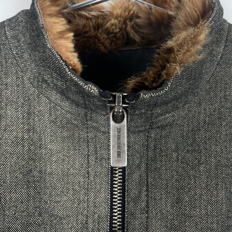 90s Dirk Bikkembergs Faux Fur Blouson Jacket