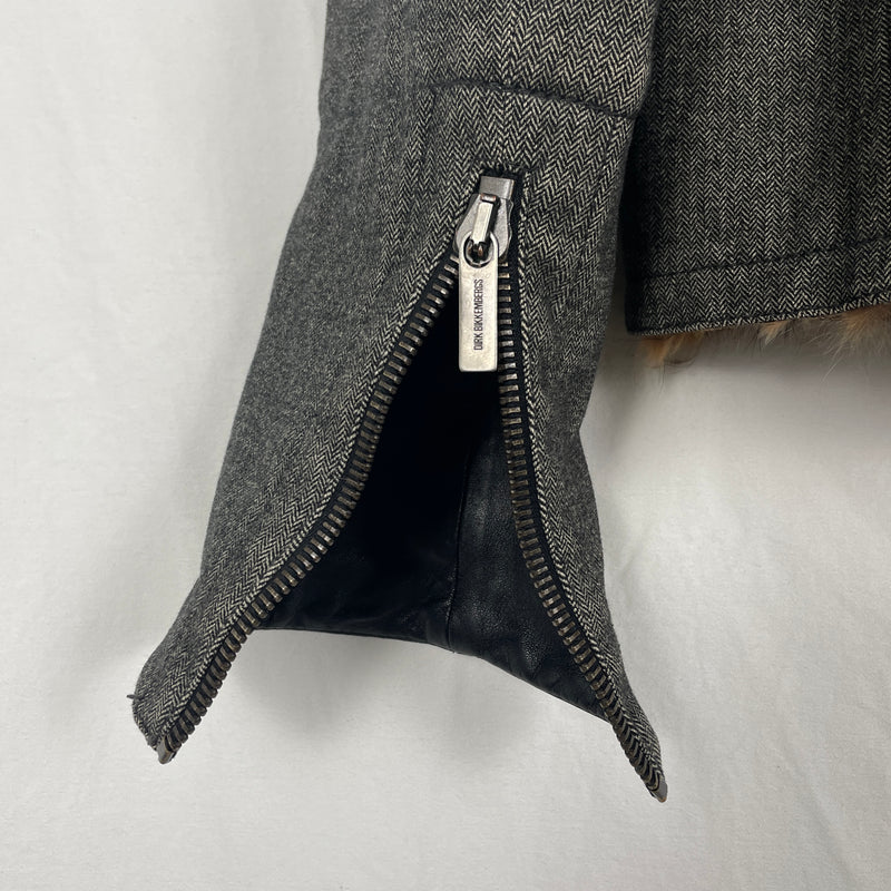 90s Dirk Bikkembergs Faux Fur Blouson Jacket