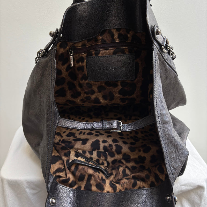 Dolce & Gabbana Miss Pocket Leather Tote Bag