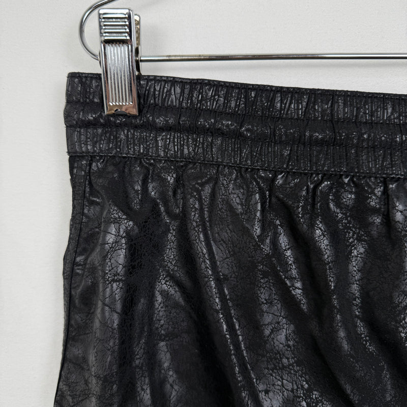 Diesel Pleather Mini Studded Swim Shorts