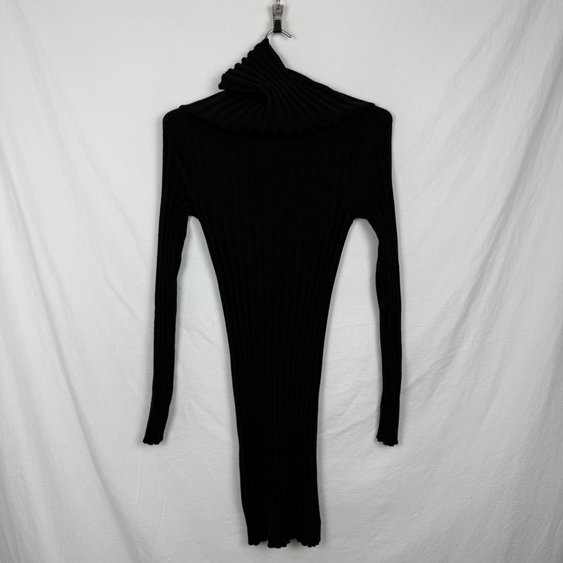 Costume National Rib Knit Zip Dress