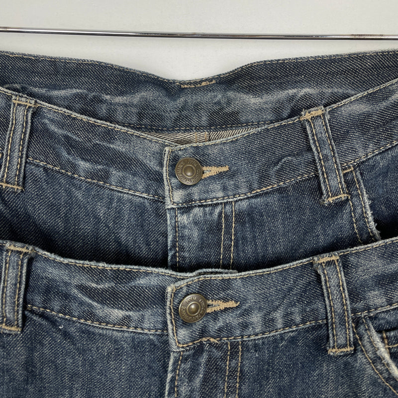 PPFM Double Waisted Biker Jeans