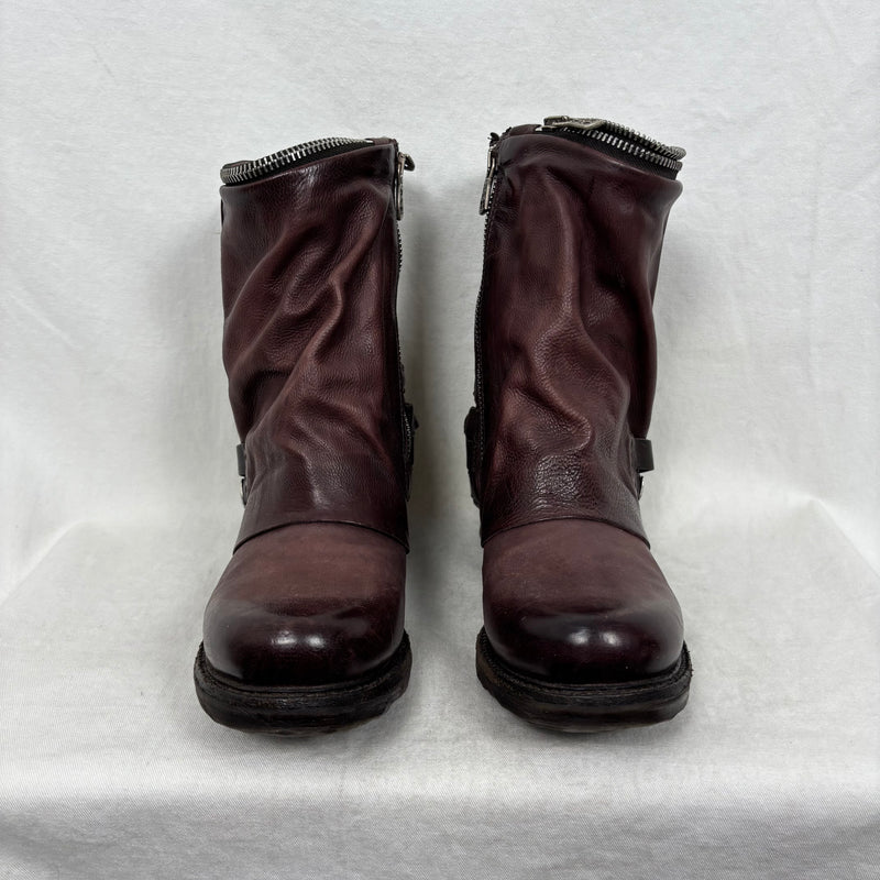 A.S. 98 Slouch Mid-Calf Studded Boots