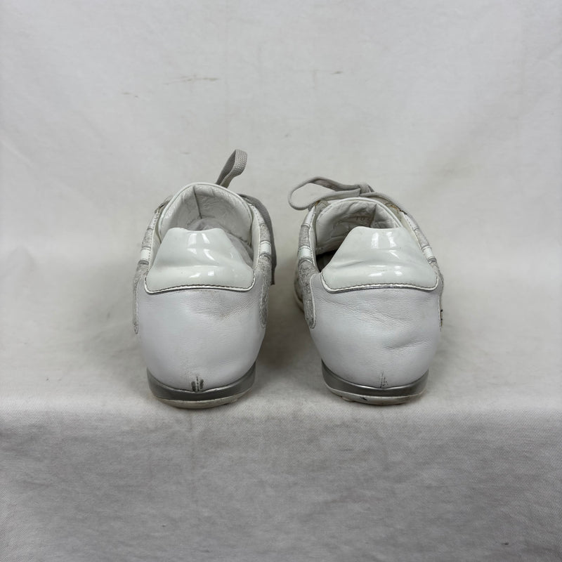 Dirk Bikkembergs White Lace Sneakers