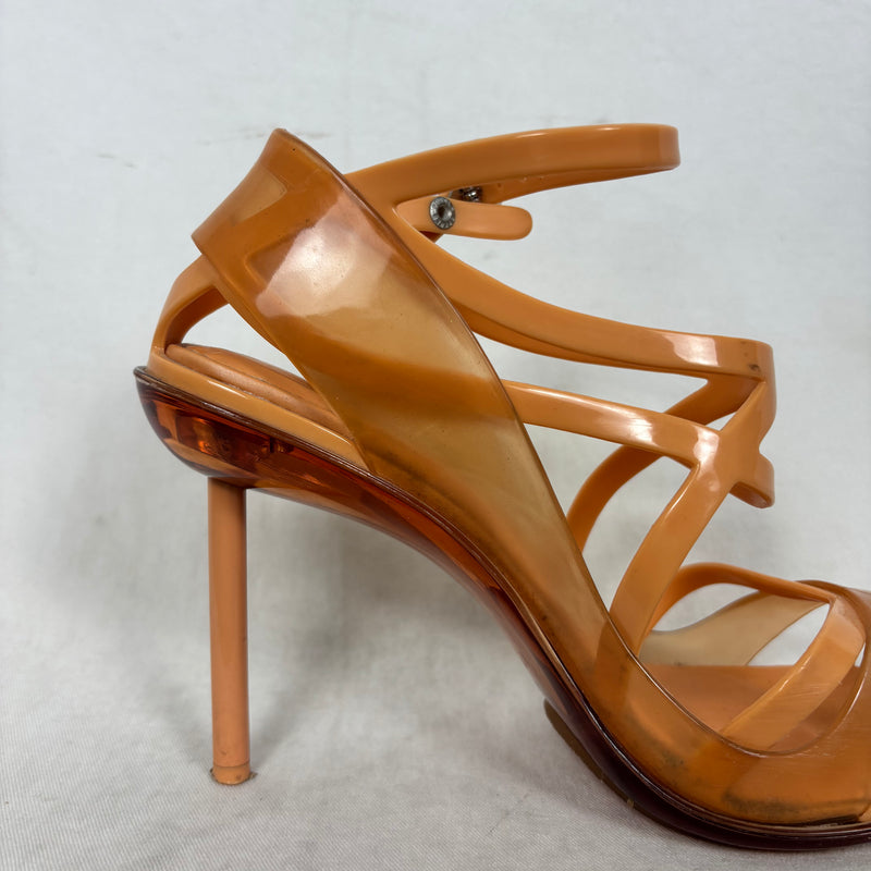 Melissa x Jean Paul Gaultier Rubber Slingback Sandal Heels