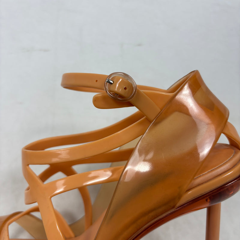 Melissa x Jean Paul Gaultier Rubber Slingback Sandal Heels