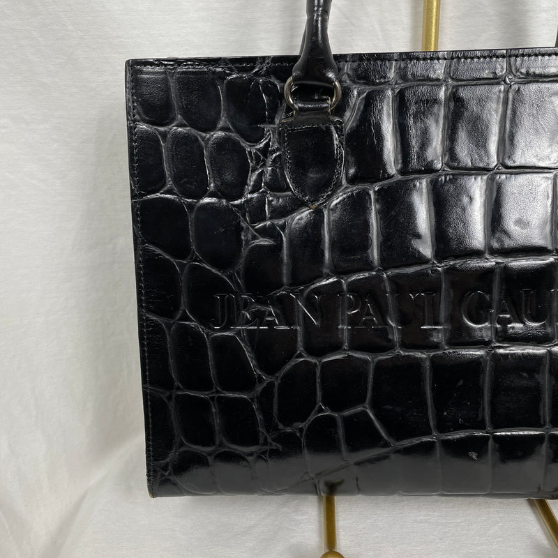 90s Jean Paul Gaultier Crocodile Document Bag