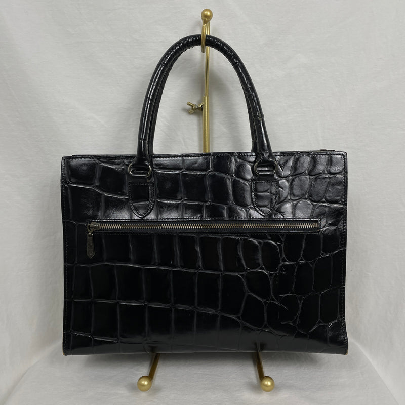 90s Jean Paul Gaultier Crocodile Document Bag