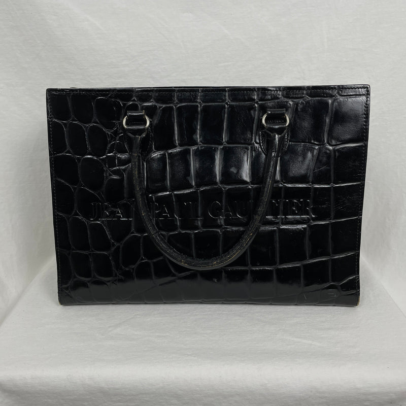 90s Jean Paul Gaultier Crocodile Document Bag