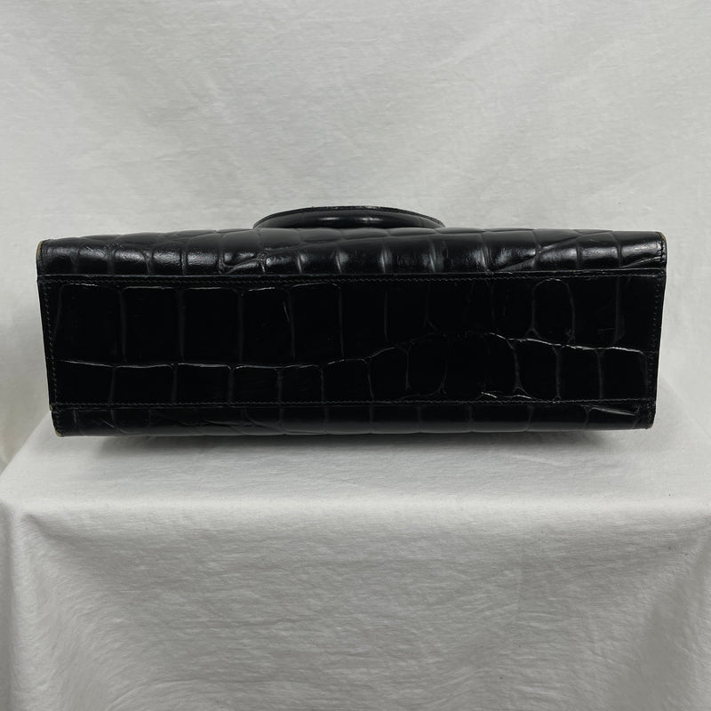 90s Jean Paul Gaultier Crocodile Document Bag
