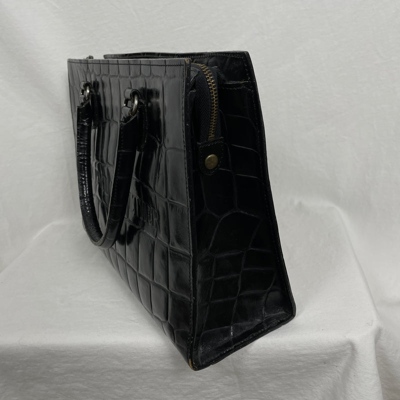 90s Jean Paul Gaultier Crocodile Document Bag