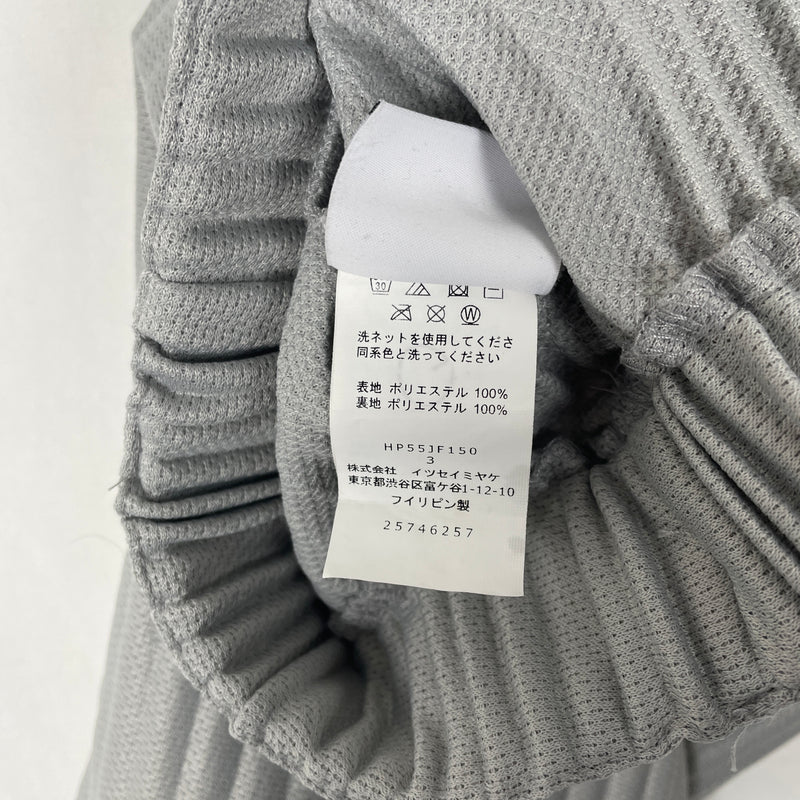 ISSEY MIYAKE HOMME PLISSE PERFORATED PANTS