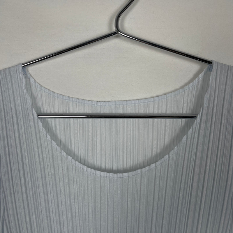 Pleats Please Baby Blue Vest Top