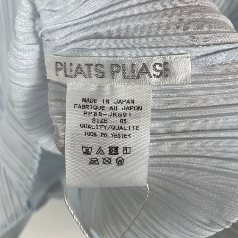 Pleats Please Baby Blue Vest Top
