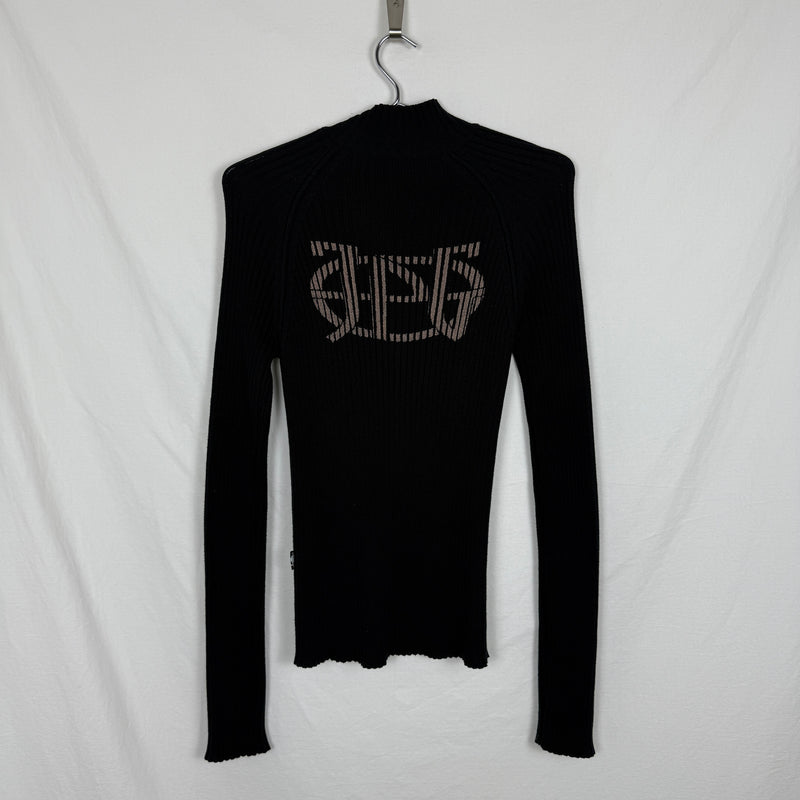 00s Jean Paul Gaultier Asymetric Zip Up Sweater